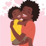 mom hugs