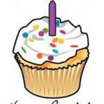 birthday cupcake